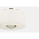 Ciela 2 Light 13.5 inch Polished Nickel Flush Mount Ceiling Light